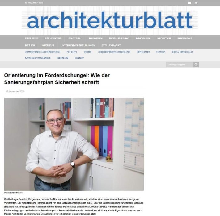 Wie der Sanierungsfahrplan iSFP Sicherheit schafft